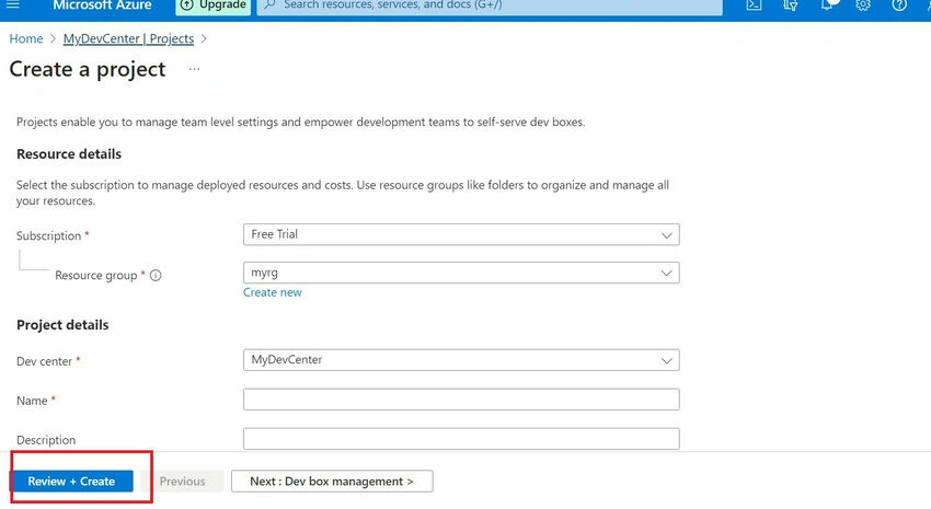 Azure Devcenter