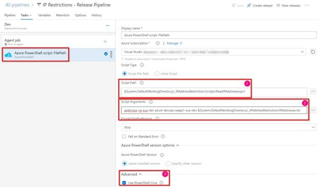 Azure DevOps – Automate Bulk IP Address Restriction of Azure App Service