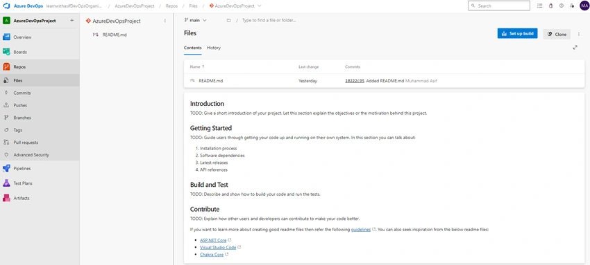 Select repository