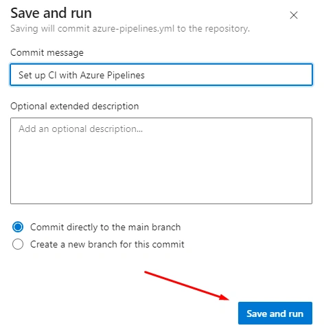 Set up CI with Azure pipeline