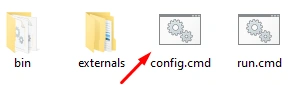 config.cmd file