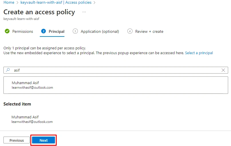 Select user