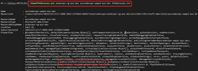 Azure DevOps - Bulk IP Address Restriction Of Azure App Service Dynamically Using PowerShell