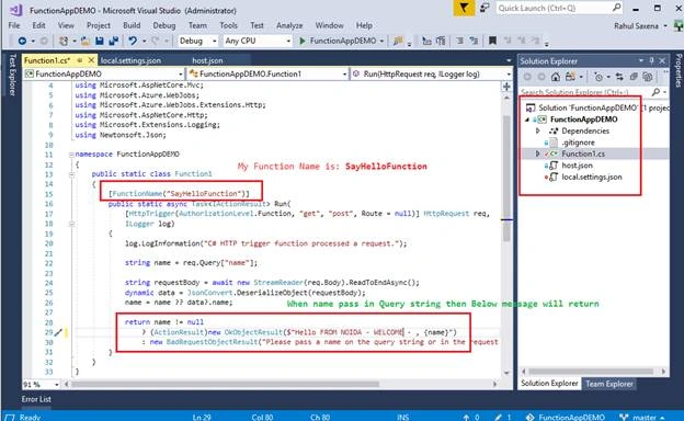 Azure DevOps - CI CD - Build And Release Pipeline - Azure Function