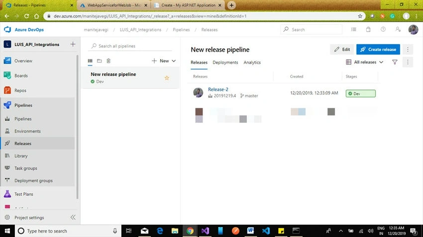Create release