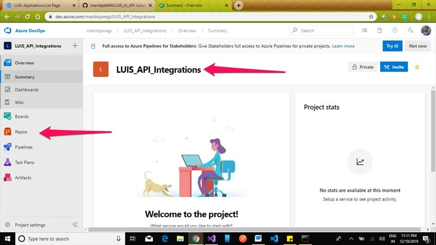 Project stats