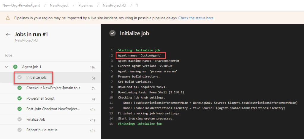 Azure DevOps - Configure Self Hosted Agent For Azure Pipelines