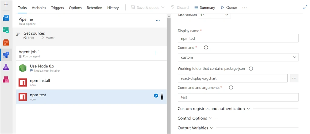 Azure DevOps For SPFx Unit Testing