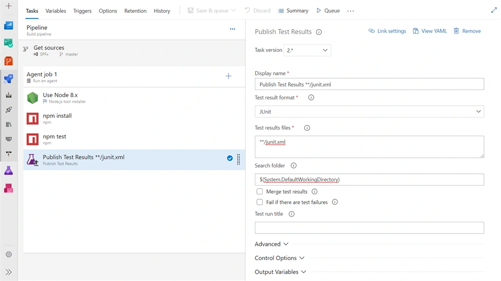 Azure DevOps For SPFx Unit Testing
