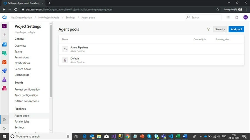 Agent Pools