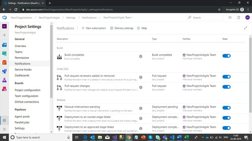 Notifications