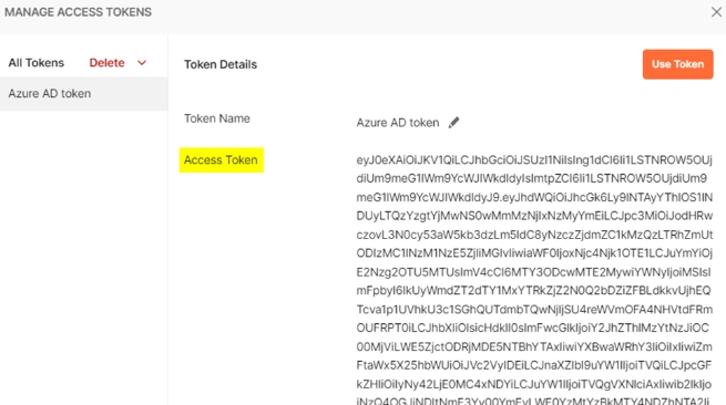 Access token