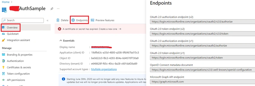 Endpoints