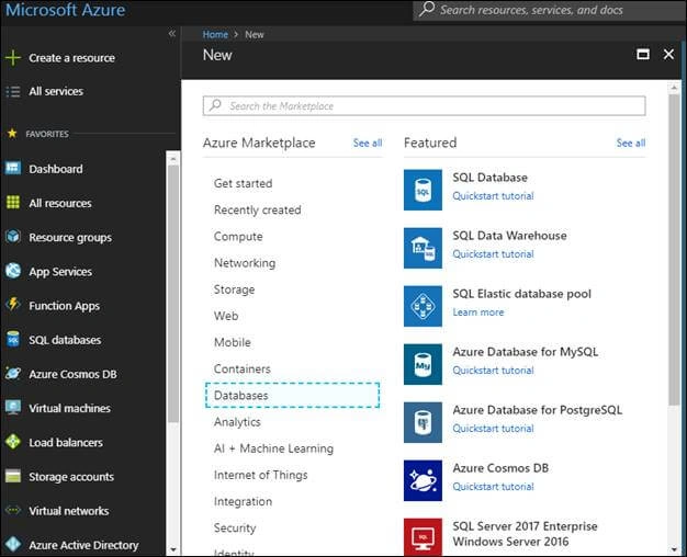 Azure Cosmos Db database