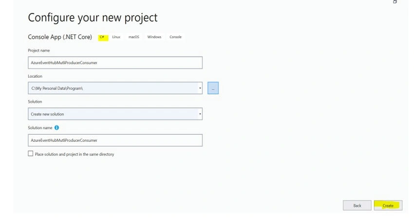 Open visual studio
