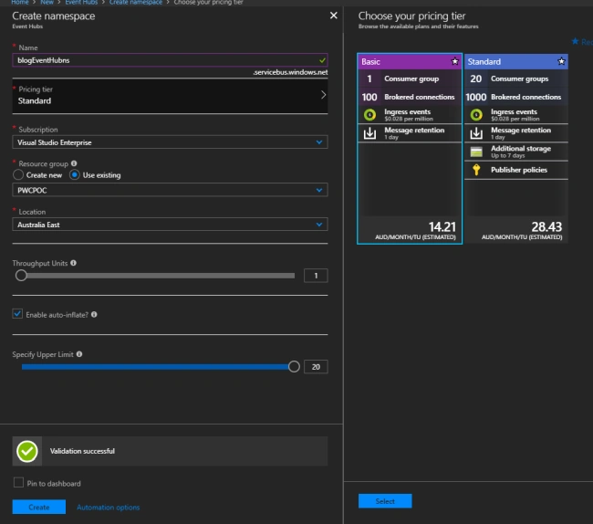 Azure cloud services