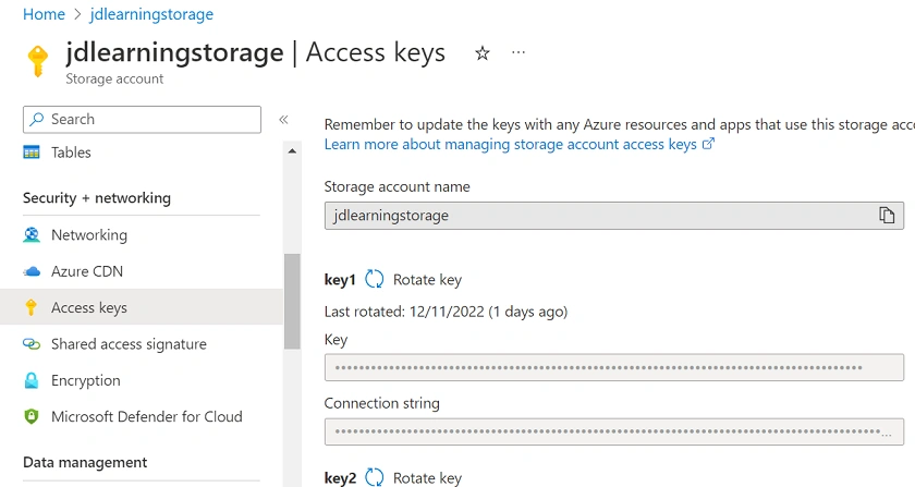 Azure File Share Storage implementation using .NET Core 6 Web API