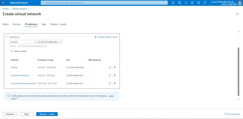 Configure IP