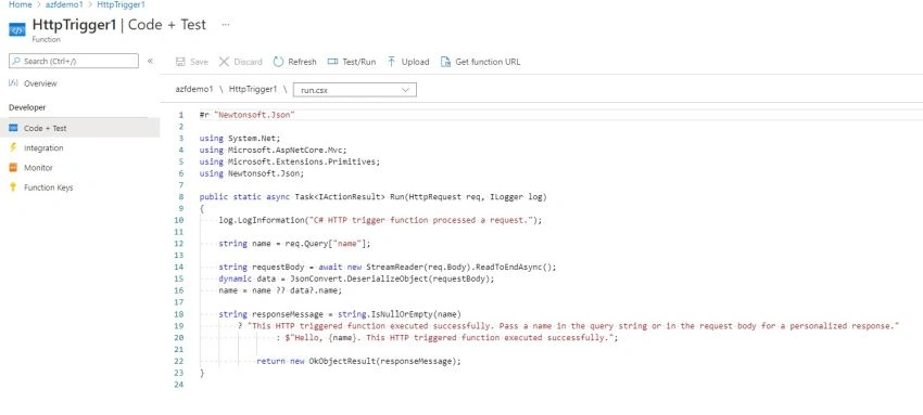 Azure Function - An Serverless Architecture