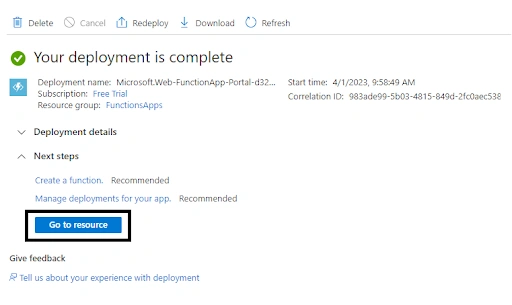 Azure Function App Using .Net 6