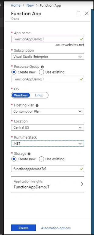 Azure Function - Serverless Computing