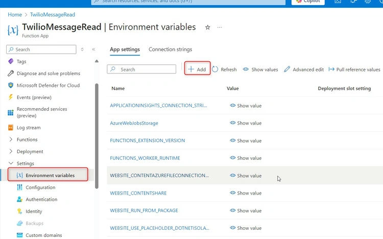Environment Variables