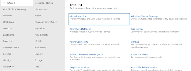 Azure Services and Resources