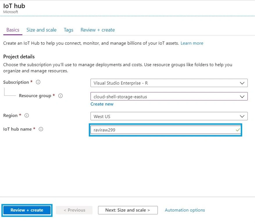 Azure IoT And Raspberry PI - Send Sensor Data To Azure Using Python