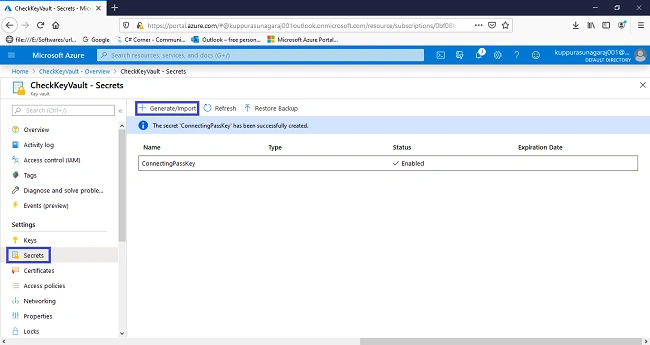 Azure Key Vault For Securing Azure Function Apps