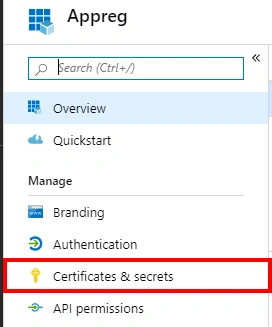 Azure Key Vault Keystore Configuration