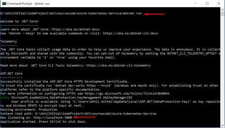 Azure Kubernetes Services - Containerize ASP.NET Core Applications With Docker