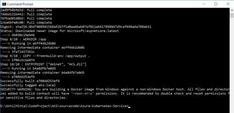 Azure Kubernetes Services - Containerize ASP.NET Core Applications With Docker