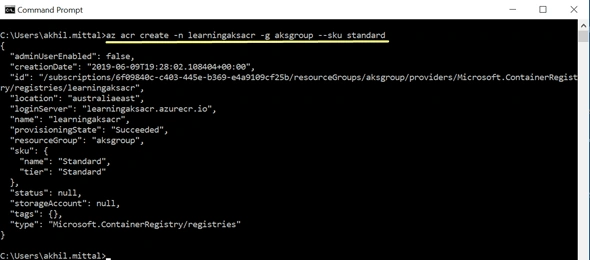Azure Kubernetes Services - Deploying ASP.NET Core Application To Azure Kubernetes Services