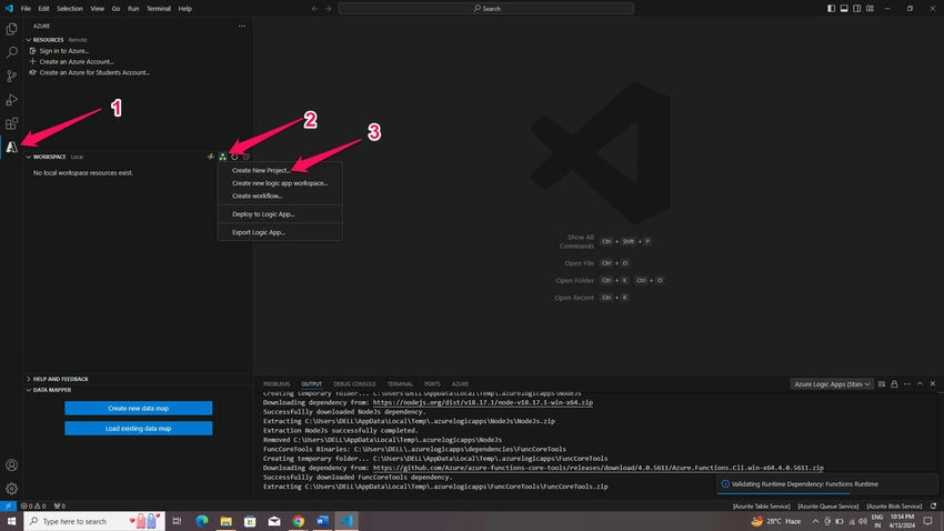 Create a sample project