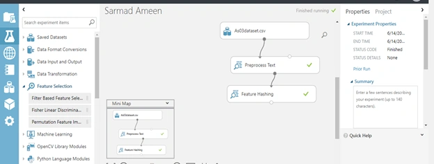 Azure Machine Learning For Sentiment Analysis