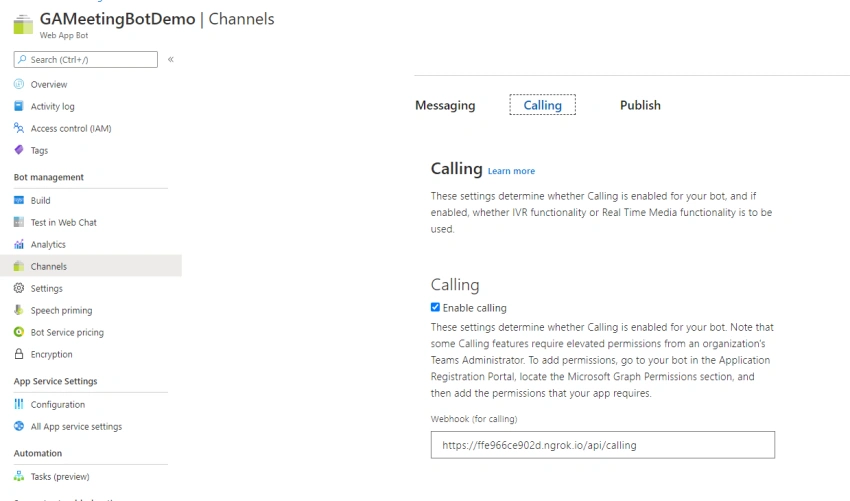 Azure Meeting Bot to Capture Meeting Participants Information