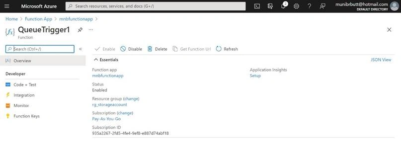 Azure Queues and Serverless Functions