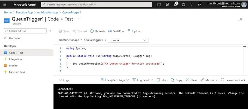 Azure Queues and Serverless Functions
