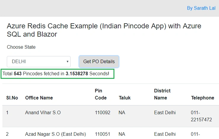 Azure Redis Cache With Azure SQL In Blazor Project