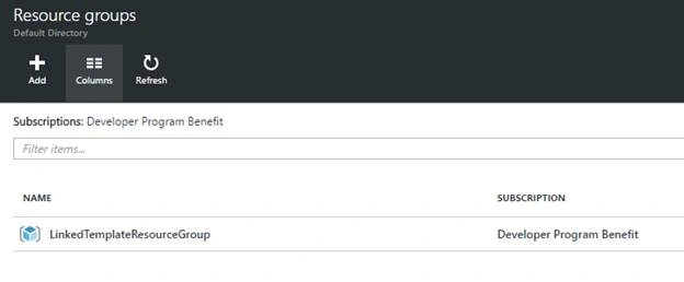 LinkedTemplateResourceGroup