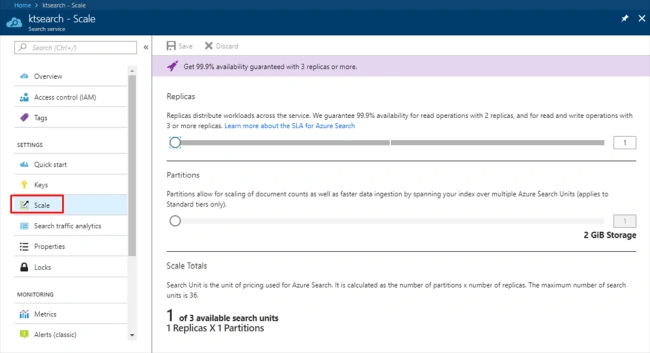 Azure Search - first index