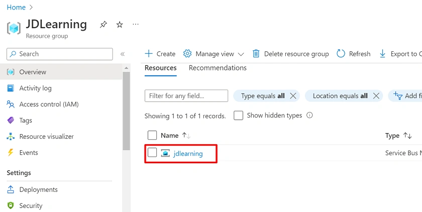 Azure Service Bus implementation using .NET Core 6 and Queue Trigger to fetch messages
