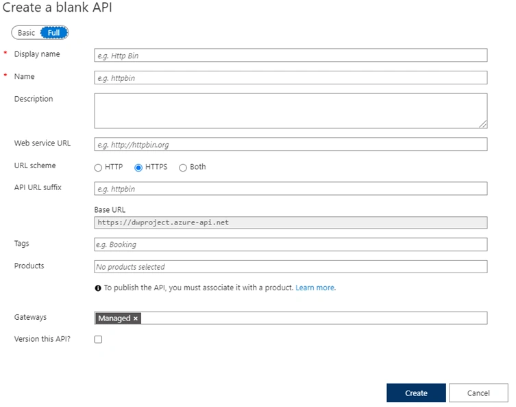 Azure Service Bus through APIM and generating a SAS Token