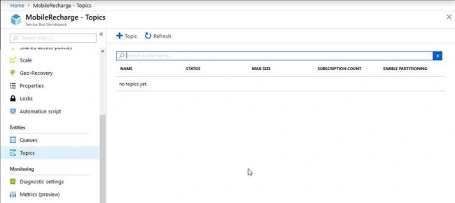 Azure Service Bus Topic And Subscription (Pub-Sub)