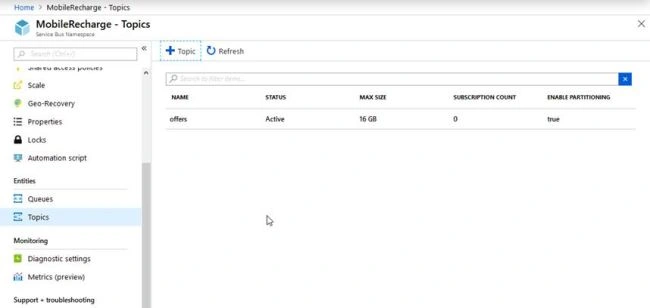 Azure Service Bus Topic And Subscription (Pub-Sub)