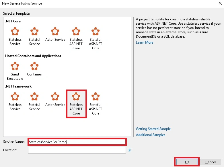 Azure Service Fabric - Building A Stateless Reliable Service