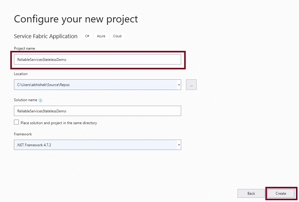 Azure Service Fabric - Building A Stateless Reliable Service