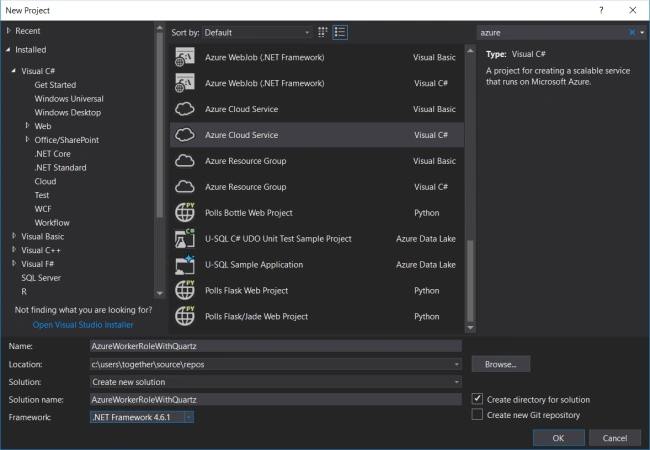 Azure Worker Role With Quartz.Net