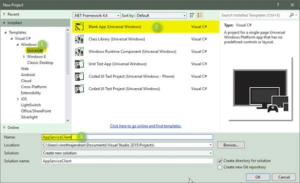 Create a Blank App