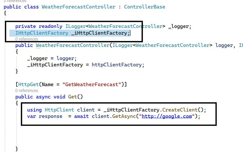 Controller class